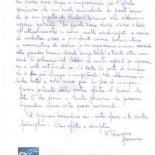 lettera suor. Teresina Generoso